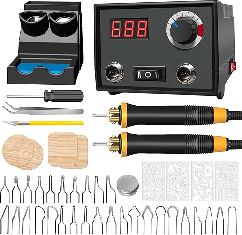 Wood Burning Tool, Wood Burner kit Pen 25~750℃ - Woodworking Gifts For Her