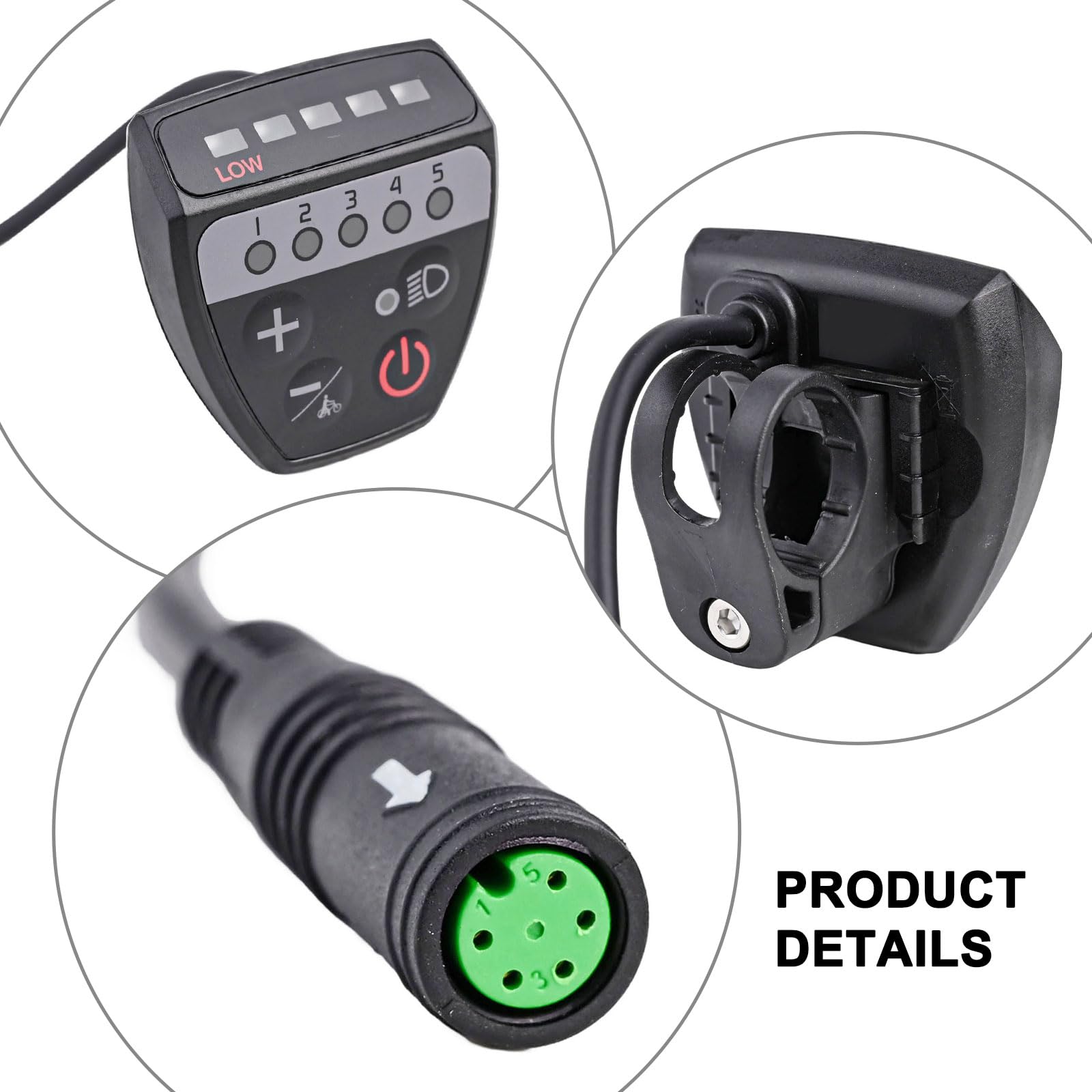 Tachimetro per bici elettrica, impermeabile, display motore EBike MidDrive per G320 G340 M400 M620, protocollo di comunicazione UART