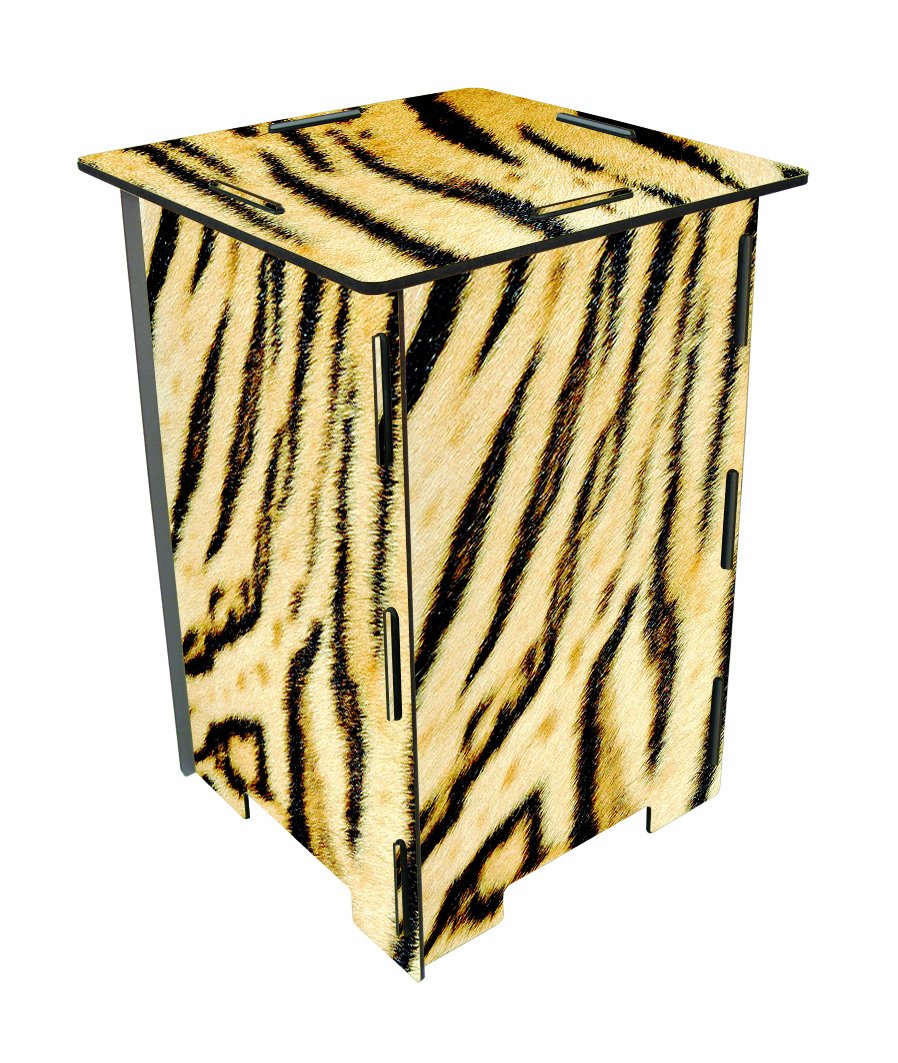 Stool with Tiger