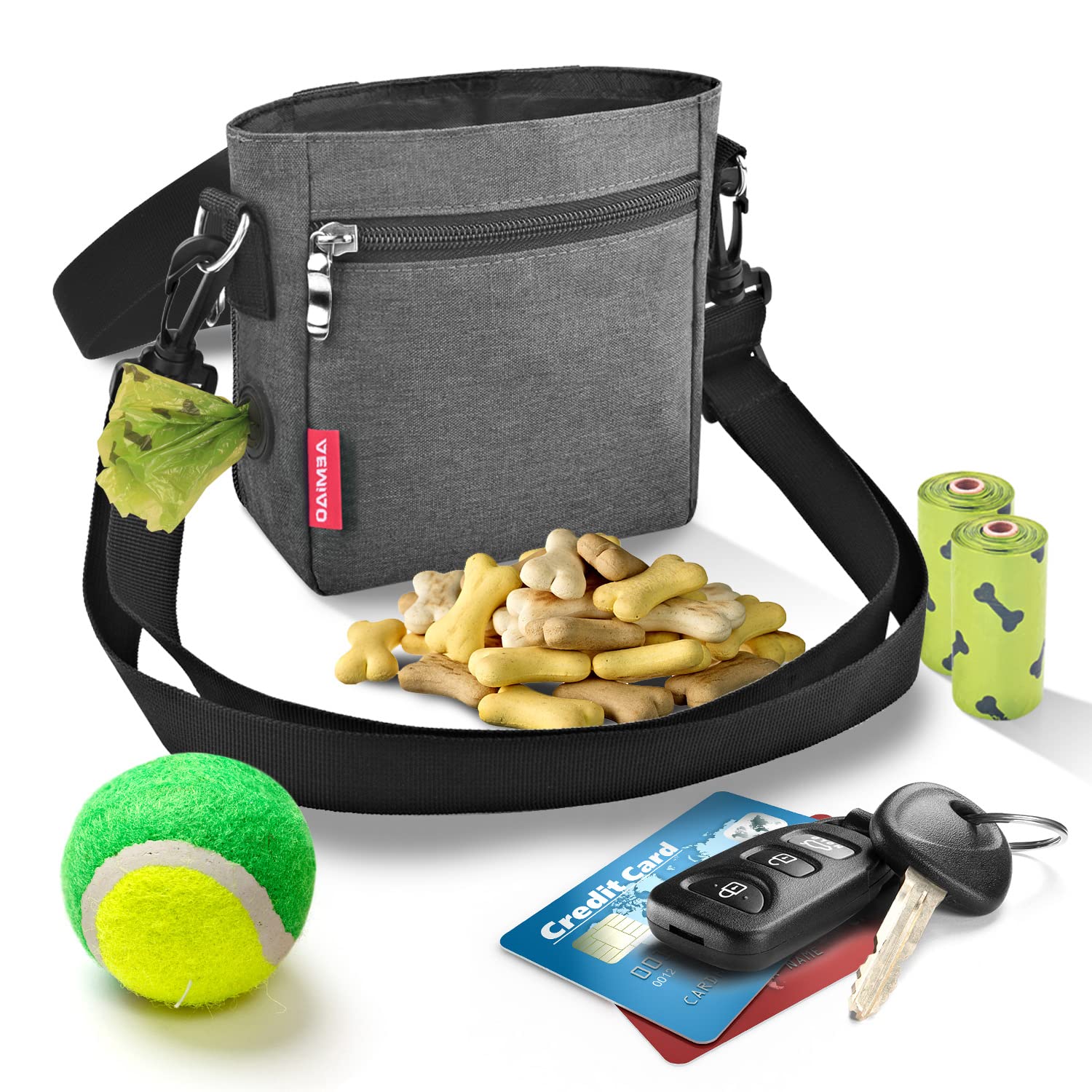 Borsa Addestramento Cani - Porta Snack Multifunzionale Con Moschettone - Foto 3