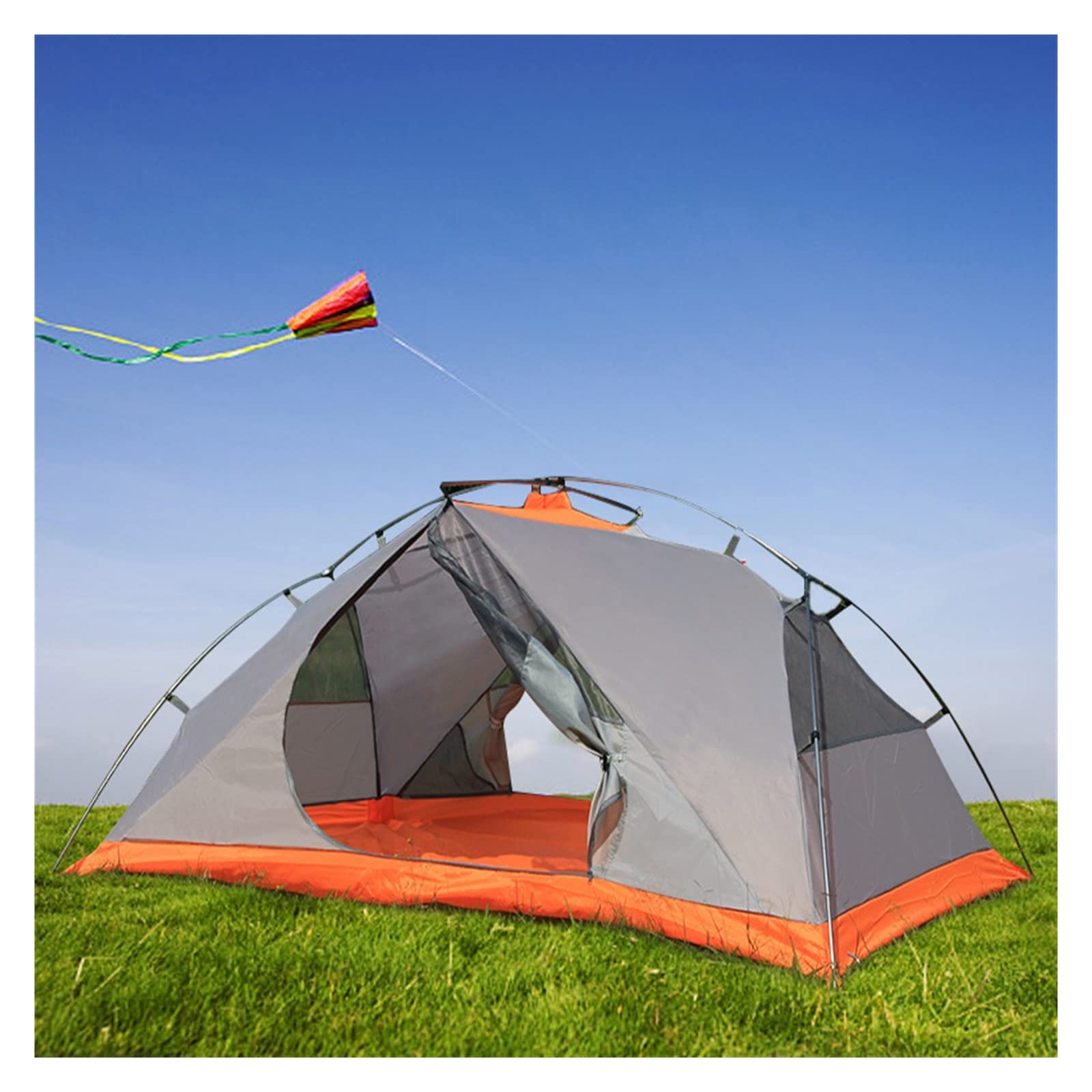 namiot zewnętrzny Outdoor Camping Namiot dwuwarstwowy Dwuosobowy wodoodporny namiot turystyczny z pręta aluminiowego