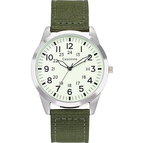 Casotime Tactical Military Watch for Men - Field-Tested Analog Quartz
