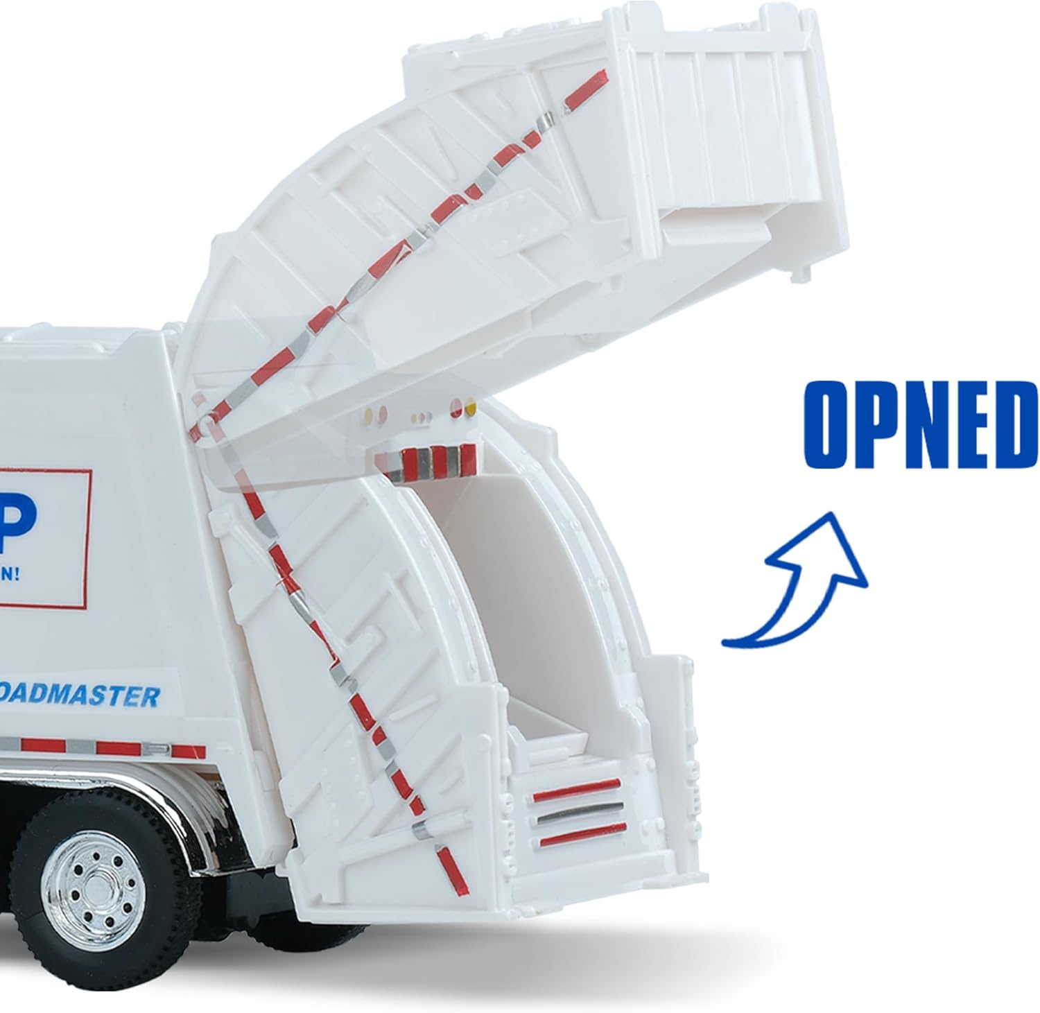 PIRUETA President Donald Trump 2024 Lighted Display Truck, 1:50 Scale Die-Cast Metal Display Model with LED & Sound Features, MAGA 2024 Election Memorabilia for Adult Collectors Ages 14+