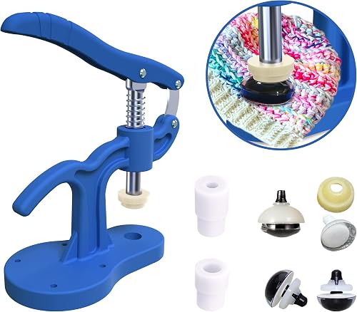 GEOCCI Safety Eye Tool Large Size Safety Eye Install Tool for Amigurumi Crochet & Stuffed 5-45mm Animal Eyes Making Supplies Tool It is More Helpful for Large Special Safety Eyes(1PCS)