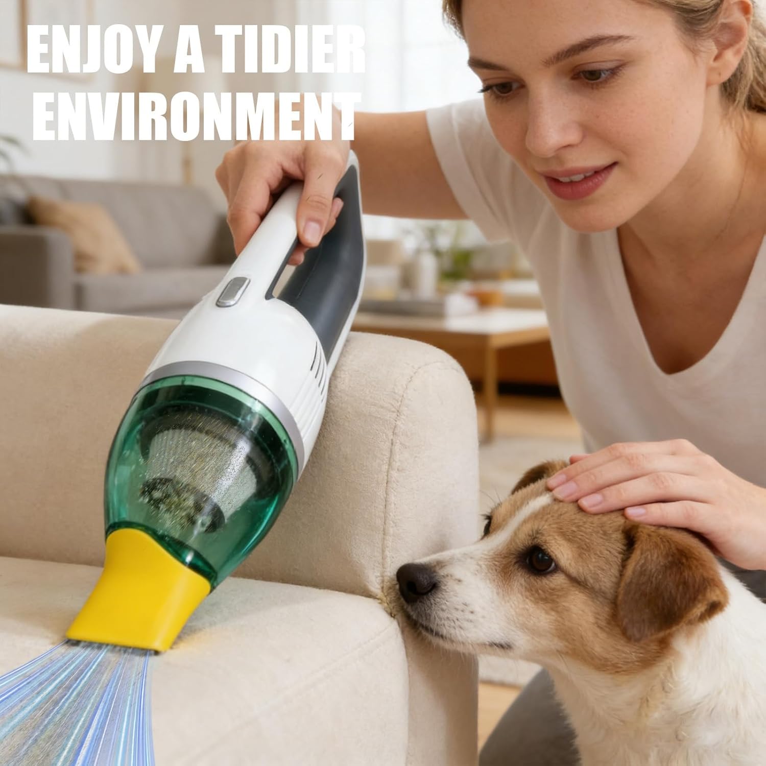 AMUSEGOOD 6 Pack HEPA Filter Replacement Compatible with Cordless Vacuum Cleaner as Seen on TV, Washable and Reusable Handheld Portable Vac Replacement Parts - Image 6