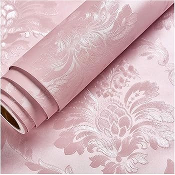 Victorian Damask Embossed Wallpaper Peel and Stick Wall Paper Mural for