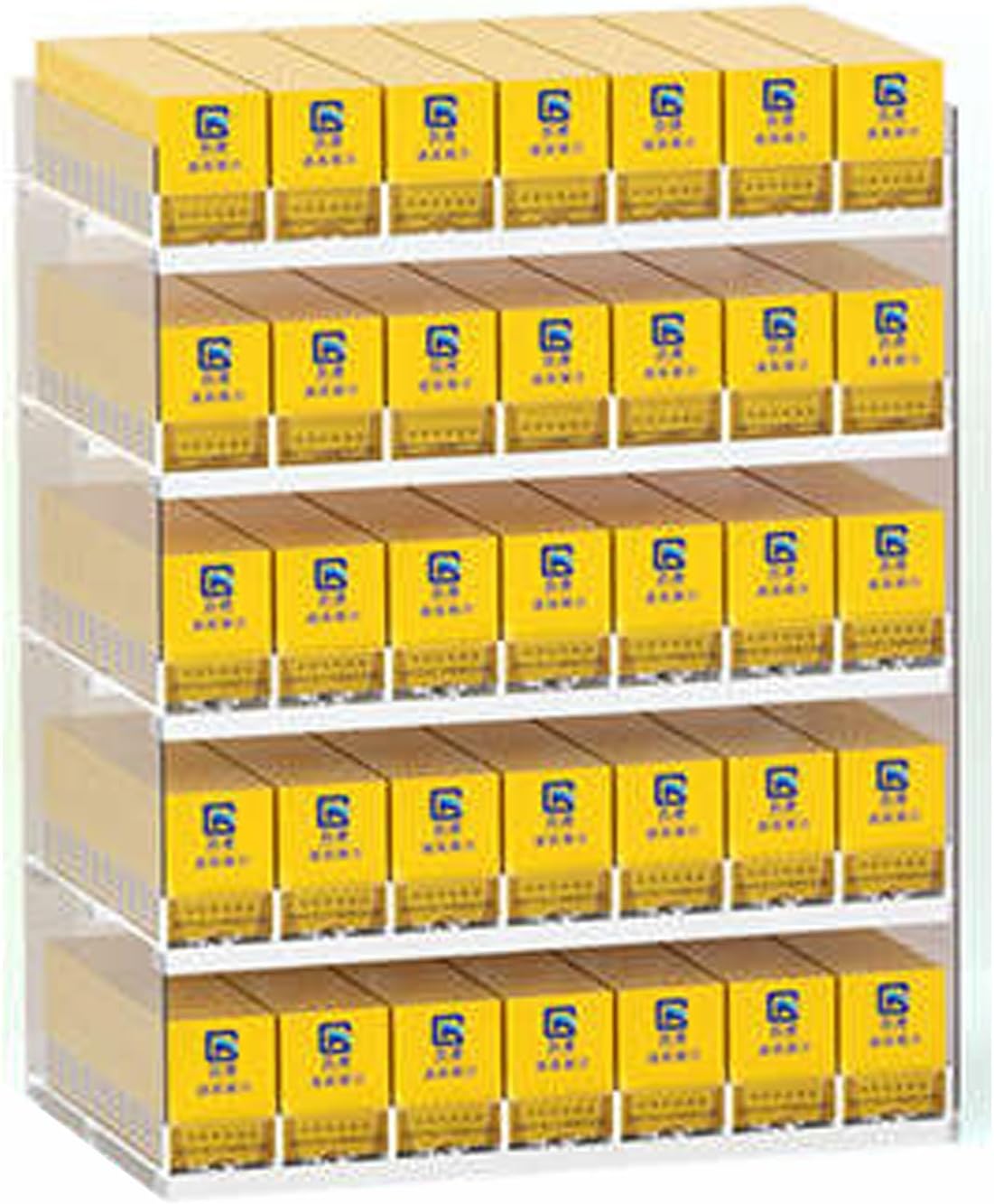 Automatic Cigarette Pusher Display Rack - Wall-Mounted Cigarette Holder & Candy Rack for Convenience Stores, Clear Acrylic, Size: 73.5x28.4x24.5cm, Efficient Cigarette Organizer