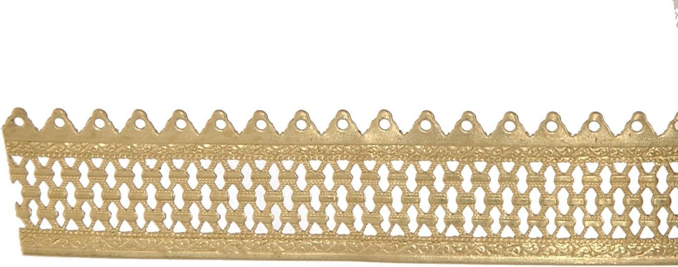 B&P Lamp® 7/8" Open Or Pierced Brass Banding, Per Foot