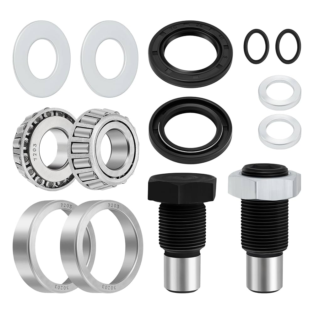麦③ M MATI Swing Arm Bearing Seal Kit w/Shaft for Kawasaki Brute