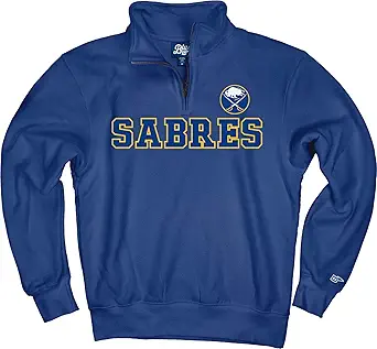 Blue 84 NHL Unisex-Adult Officially Licensed Quarter Zip Sweatshirt
