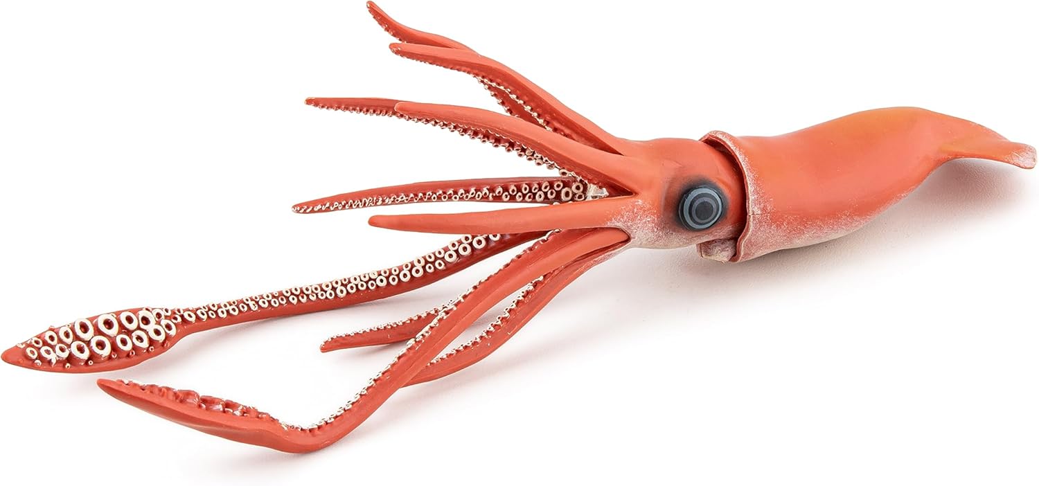 Papo - Realistic Giant Squid Figure - Ages 3+ - Marine Life Collection - Educational Play Sea Creatures - Gift Idea Toy for Girls and Boys