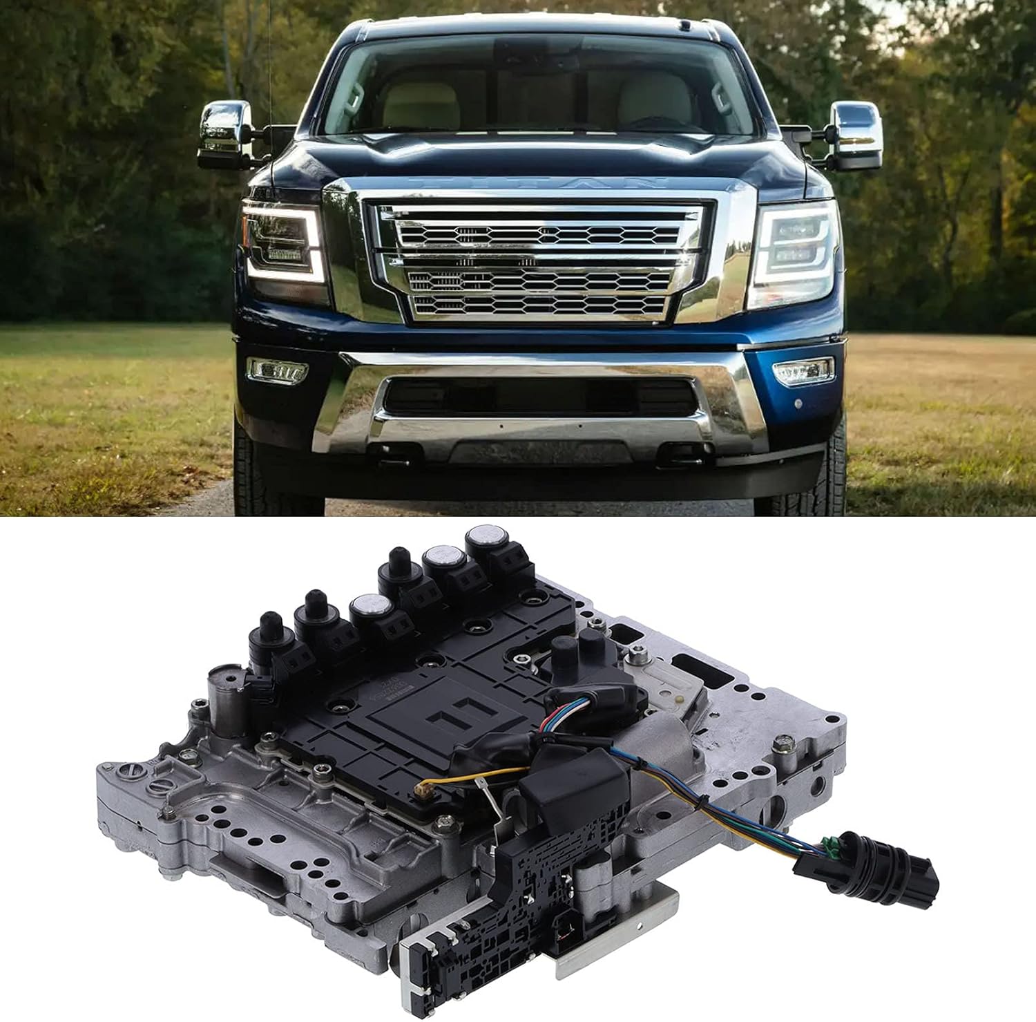 WTY-P637408A RE5R05A Transmission Valve Body, Car Remanufactured Transmission Valve Body Compatible for Nissan Titan/Xterra/Pathfinder/Armada 2002‑on