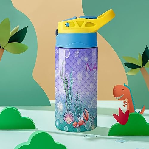 Vista 56 de Botella de agua personalizada con foto para niños, familia, mascotas, botella de agua personalizada para niñas, niños, regalo de cumpleaños y Navidad