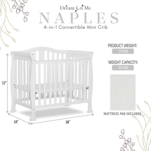 Miniatura 3 de Dream On Me Addison - Cuna convertible 4 en 1