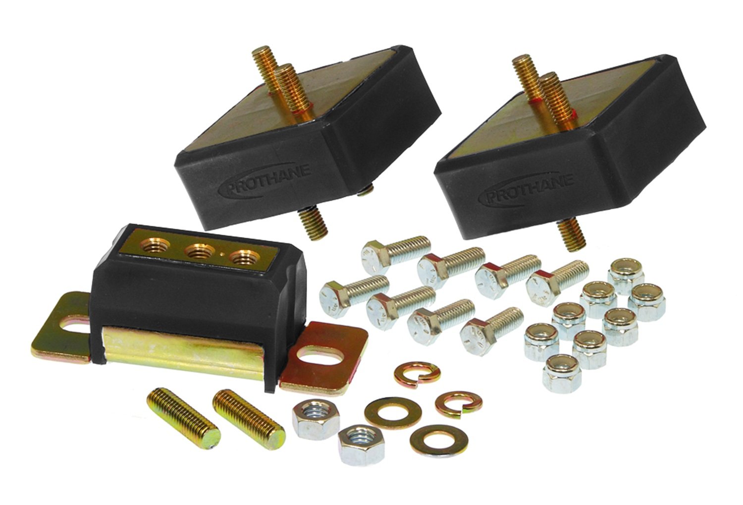 Kit de montaje de motor y transmisión de uretano negro PROTHANE 1 1905 BL