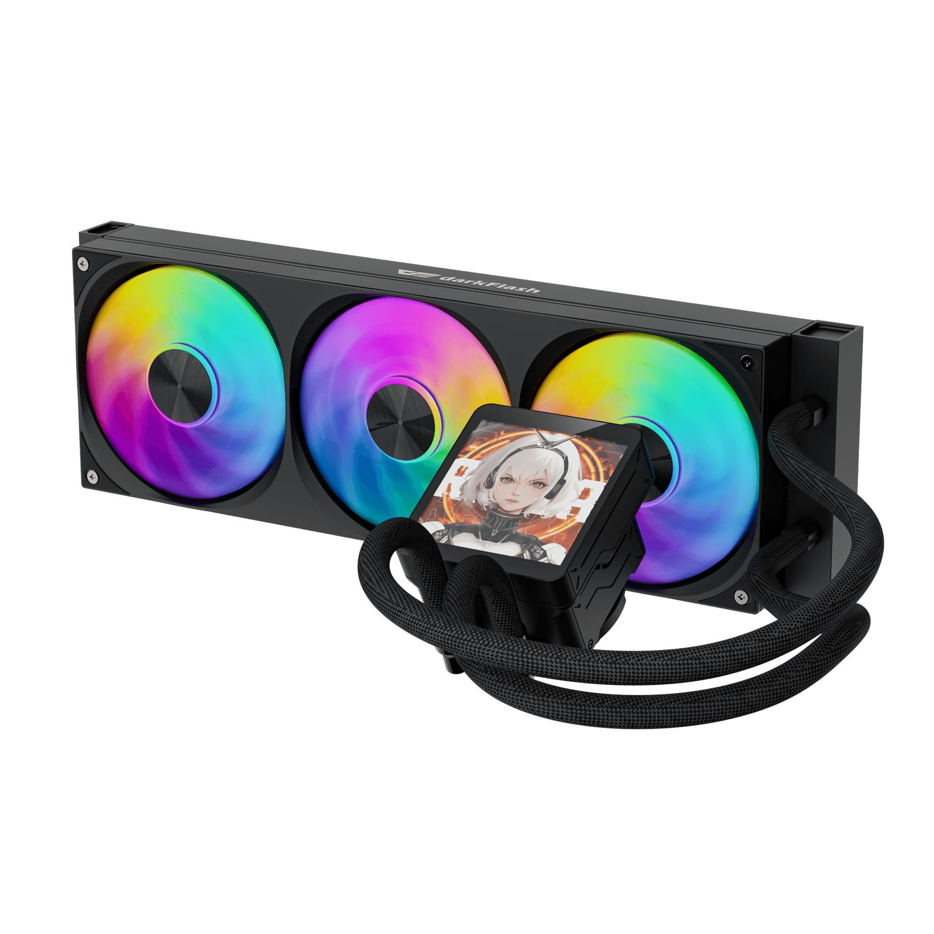 DarkFlash DV360S MAX Refrigeración Líquida para PC, Negro