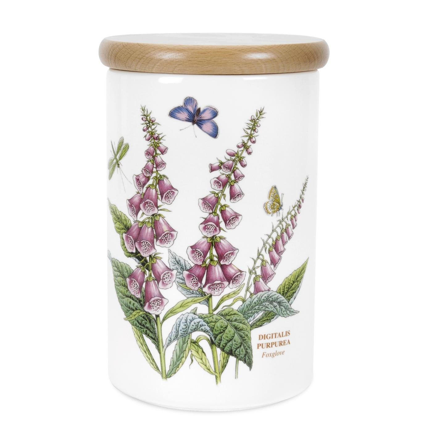 Portmeirion Neutral Botanic Garden - Storage Jar 8" - Foxglove