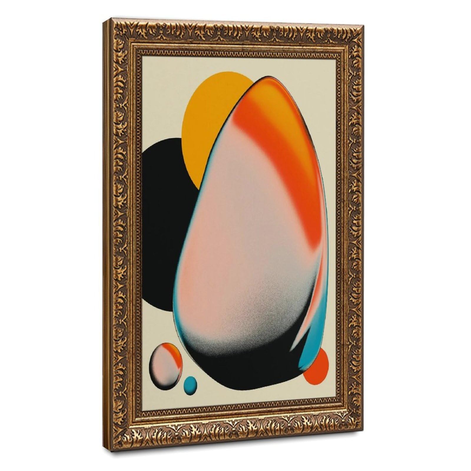 Bareronor Large Modern Abstract Canvas Poster Bedroom Decor Landscape Office Room Decor Gift 24" L X 36" W