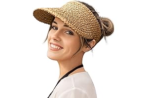 Handcrafted Raffia Sun Visor: Enhancing Summer Style and Protection