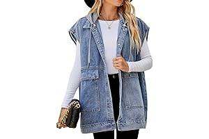 Women's Oversized Denim Vest: Elevate Your Style
