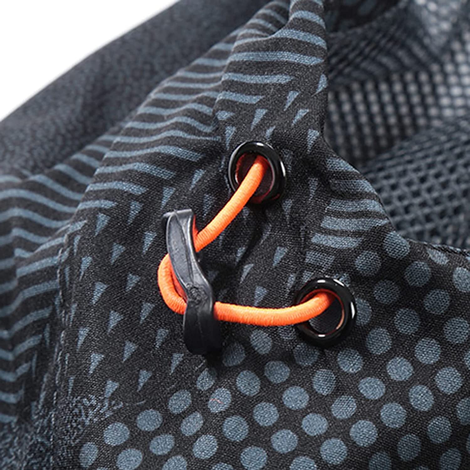 Chubasquero Impermeable para Hombre Impermeable Resistente a la Intemperie con cordón Chaqueta de Senderismo al Aire Libre Chaqueta Impermeable Chaqueta Informal para Exteriores