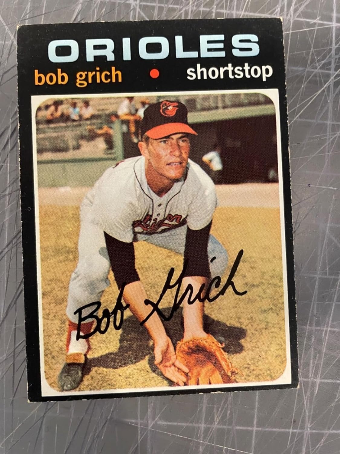 1971 Topps #193 Bob Grich Baltimore Orioles Rookie Baseball Card Nm #2 - Sports Memorabilia