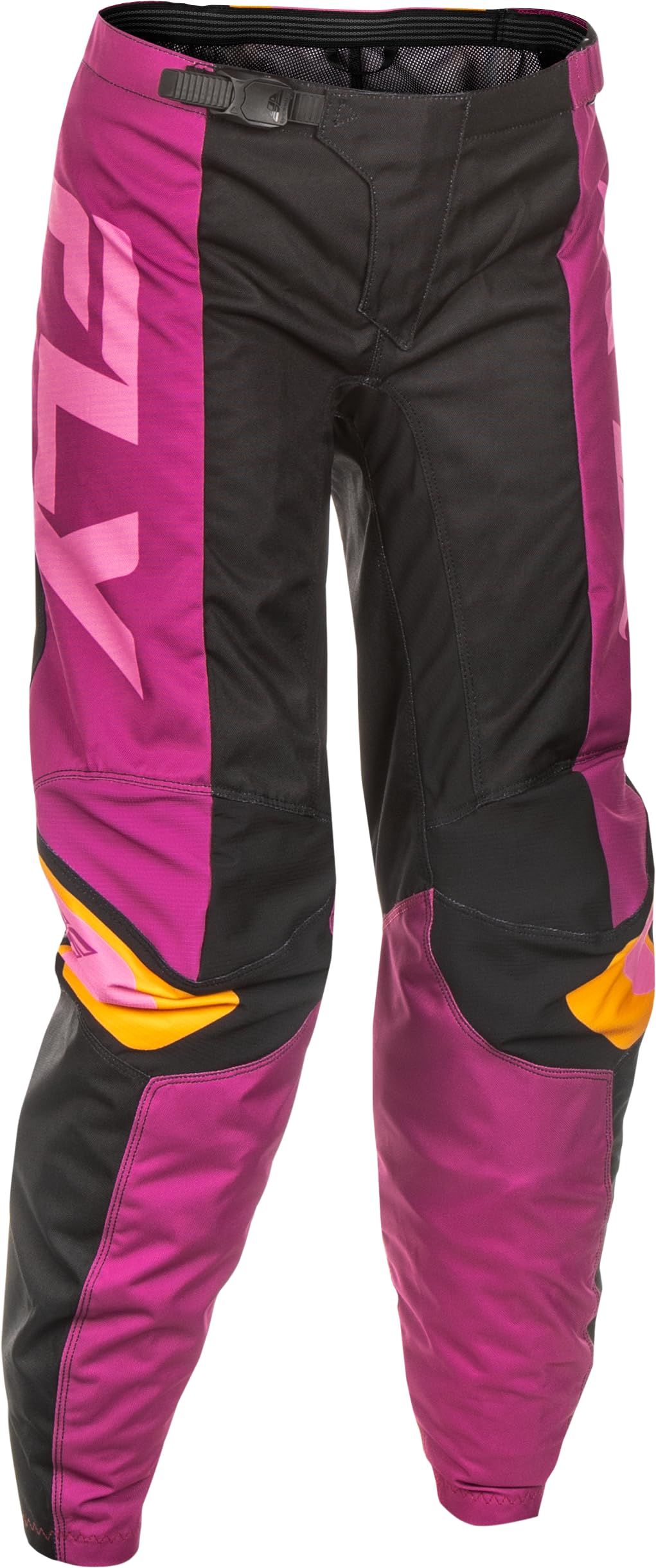 Fly Racing Women's F-16 Pants (Black/Mauve/Yellow, US 07/08)