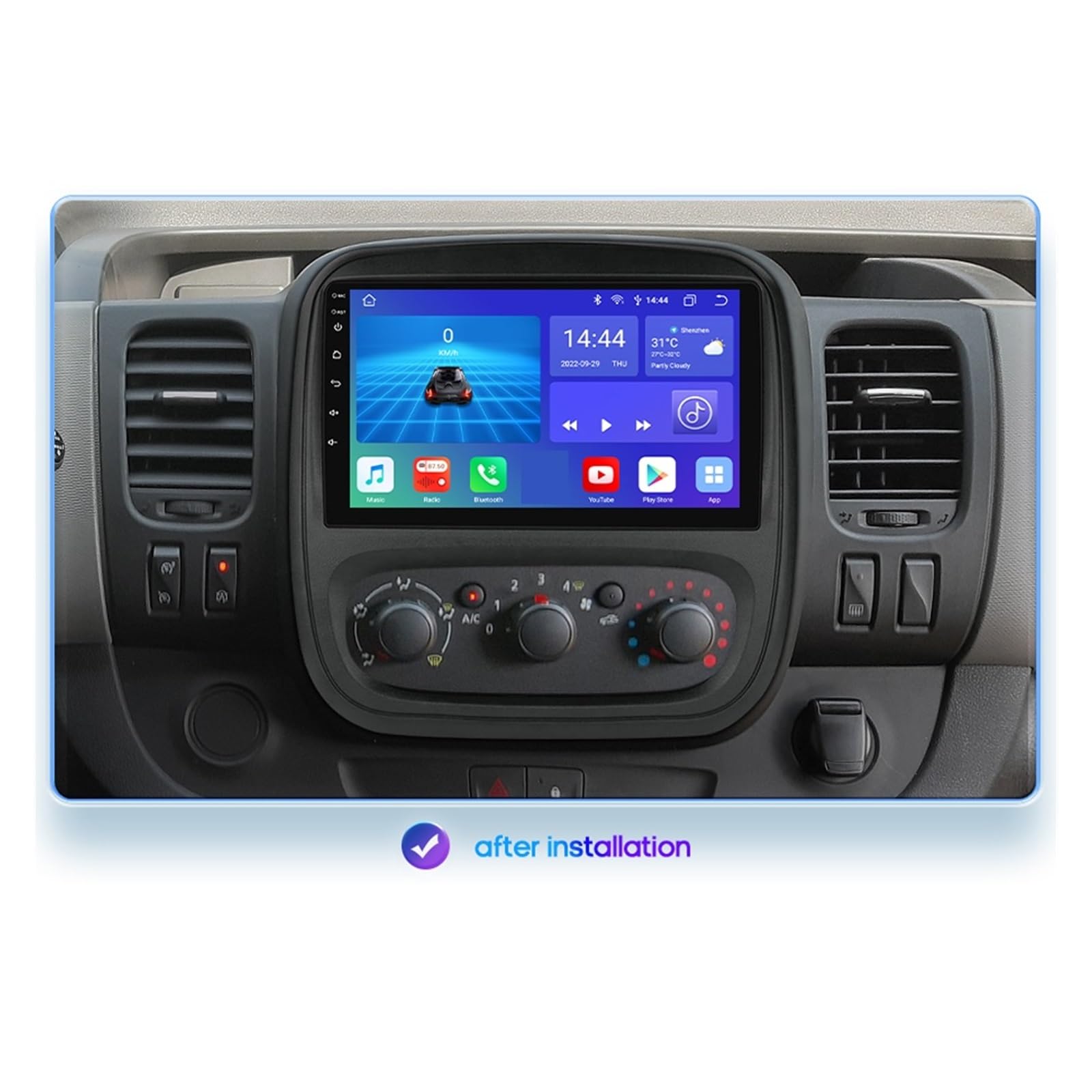 Nawigacja satelitarna Radio Samochodowe Odtwarzacz Multimedialny Wideo Automatyczna Nawigacja GPS(HC1 (1G 32G) Type B)