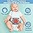 Baby Colic and Gas Relief - Heigoeost Heated Tummy Wrap for Newborns Belly Relief by Soothing Warmth, Baby Heating Pad Swaddling Belt Relief & Soothe Gas, Colic and Upset Stomach for Fussy Infants