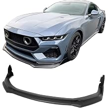 Fit 2024-2026 Ford Mustang Front Bumper Lip Matte Black 5PCS