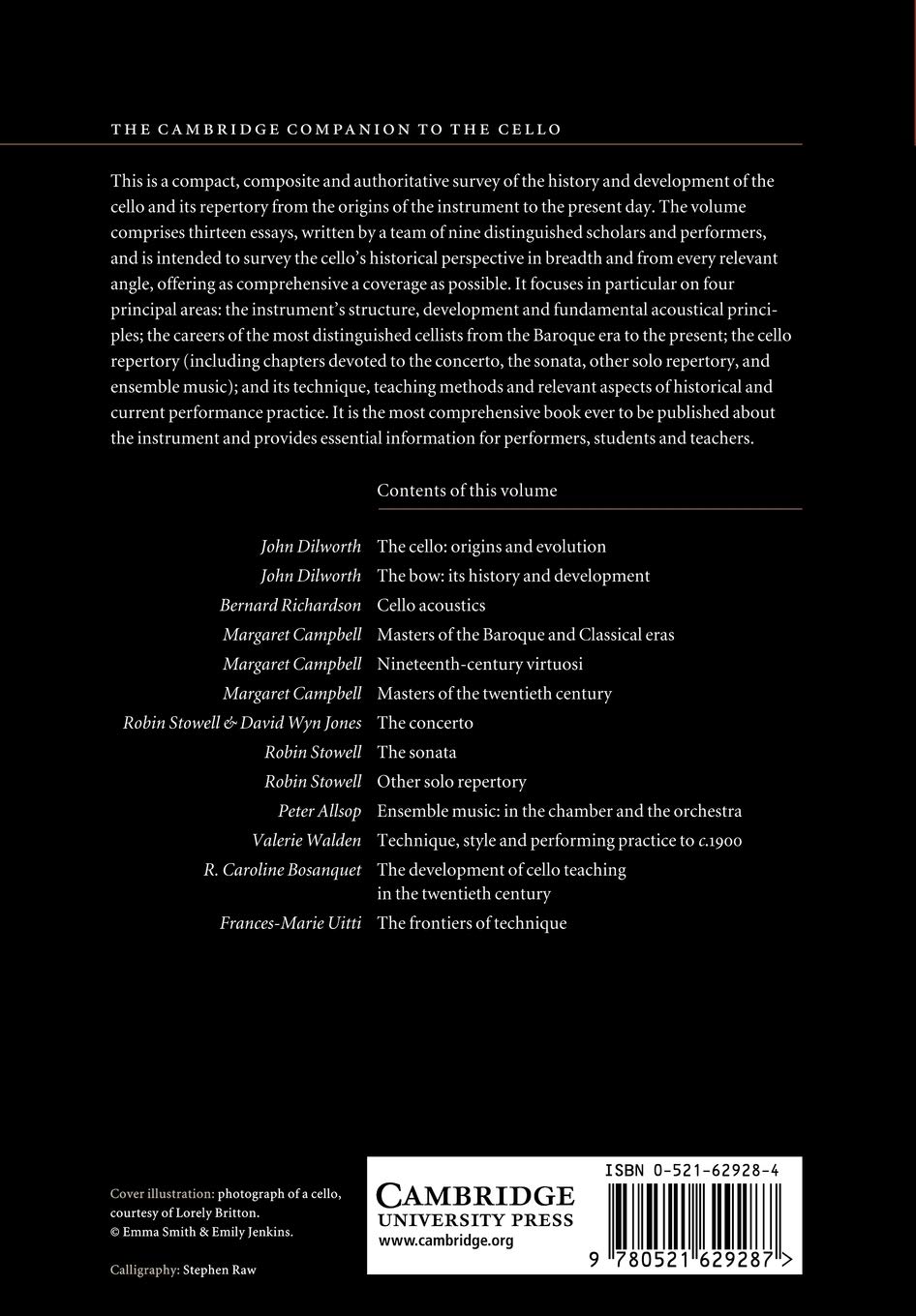 The Cambridge Companion to the Cello