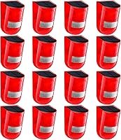 Vista 13 de Qualirey Alarma solar de sonido y luz, sensor de movimiento, sirena de seguridad para exteriores, 129 db, detector activado impermeable, alarma