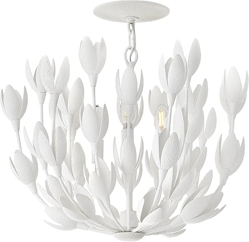 Miniatura 3 de Hinkley Flora - Montaje semiempotrado convertible grande, yeso texturizado