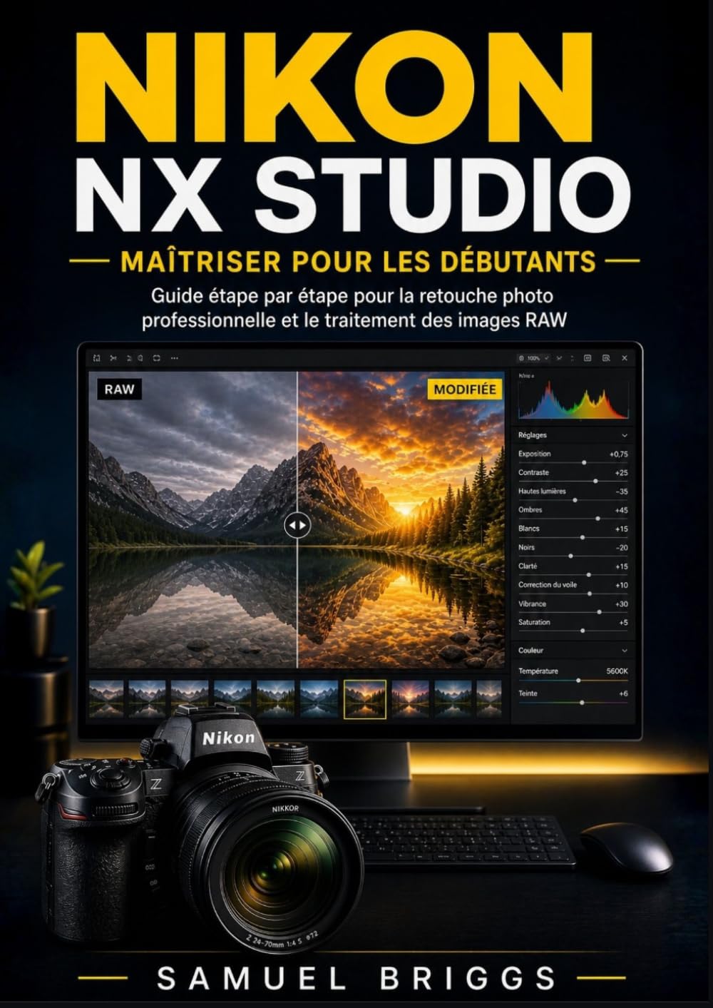 Nikon NX Studio Maîtriser pour les débutants: Guide étape par étape pour la retouche photo professionnelle et le traitement des images RAW
