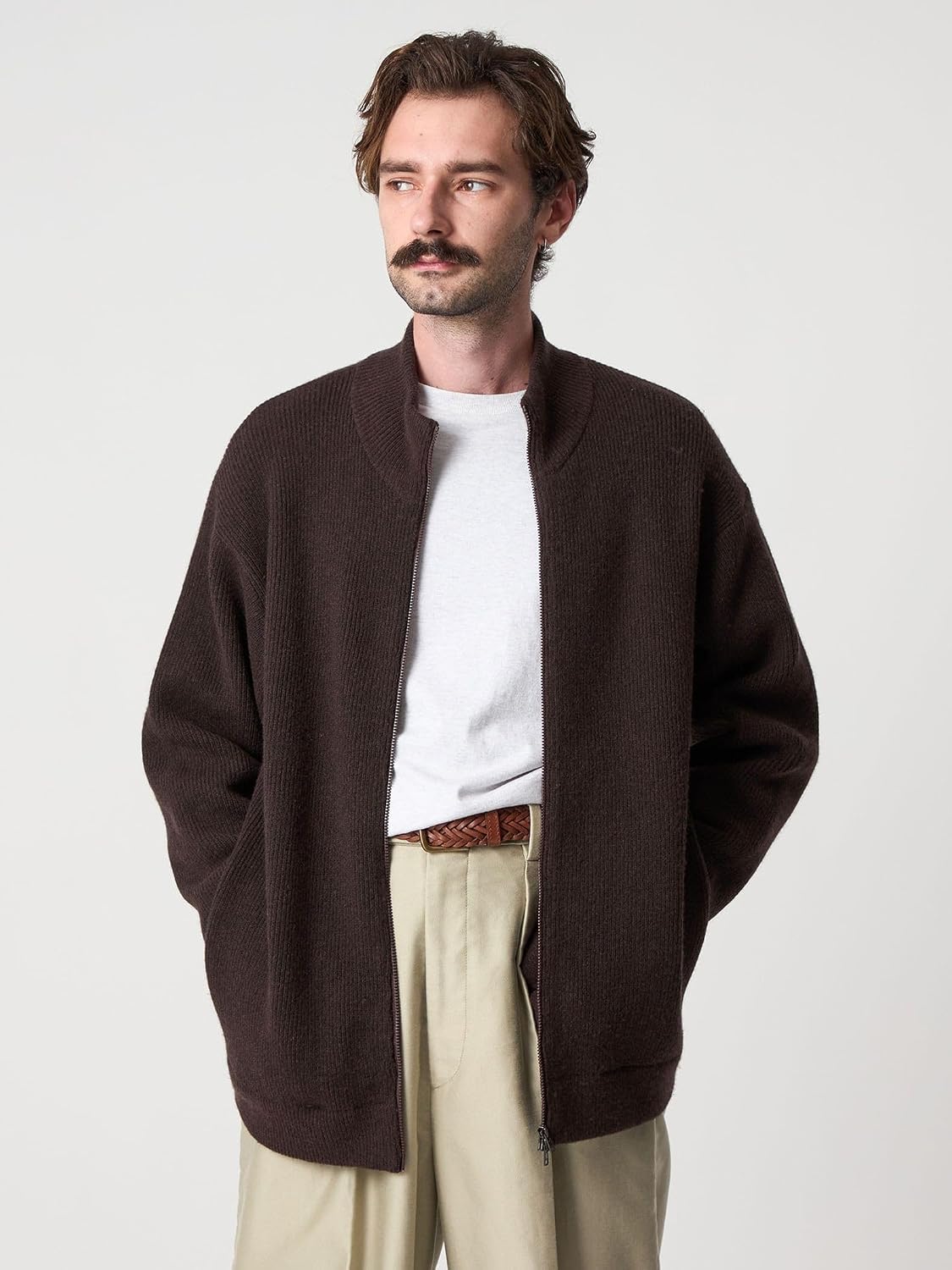ユナイテッドアローズ] Steven Alan＞ エアーハミルトン ドライバーズ ニット 812810401 【avocados】