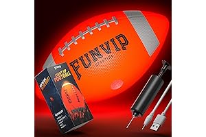 No. 6 Light Up Footballs - The Perfect Sports Toy for Boys Ages 8-10