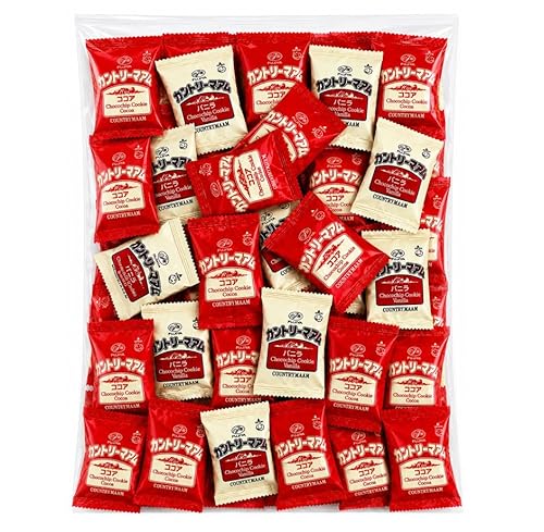 【販路限定】カントリーマアム 2種108袋【1.1kg】 バニラ&ココア 綺麗に袋詰め ギチギチパンパン破裂寸前 小袋 個包装 業務用 パーティー プレゼント おやつ サプライズの商品画像（Amazon）