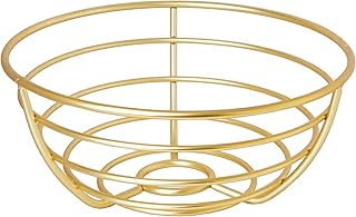 10 Fruit Basket Ideas for Kitchen Counters That Look Styled 4 Spectrum Euro Gold Wire Fruit Basket for Kitchen Countertop Storage, Stu...