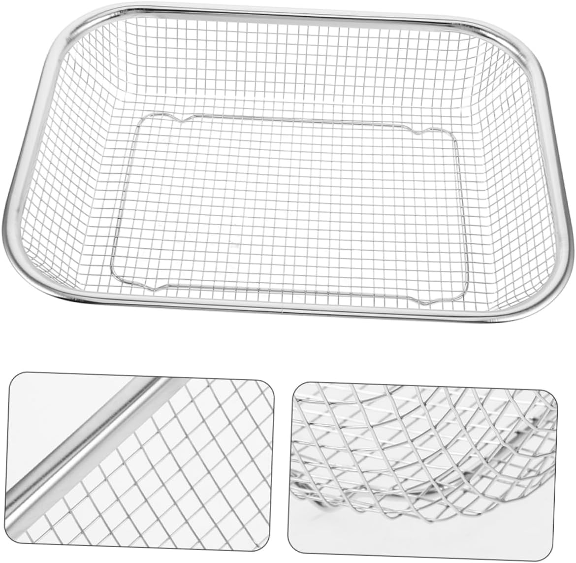 2pcs Stainless Steel Dishwasher Silverware Basket for Kitchen Utensil Holder for Efficient Cutlery Drying and Storage