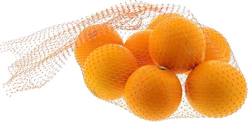 Royal Orange Plastic Mesh Produce and Seafood Bag, 24 Inch, Package of 1000