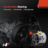 Vista 6 de A-Premium Bomba de dirección asistida, con polea, compatible con Subaru Forester 2009-2010, Impreza 2008-2012, 2.0L 2.5L, aspirada naturalmente