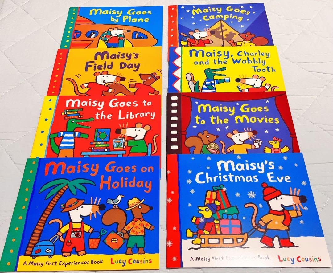 ✳︎美品！Maisy 絵本セット ルーシー・カズンズ Maisy メイシーちゃん英語絵本セット 8冊 Lucy Cousins音声付き