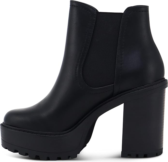 MARCOREPUBLIC Tennessee Stacked Chelsea Booties