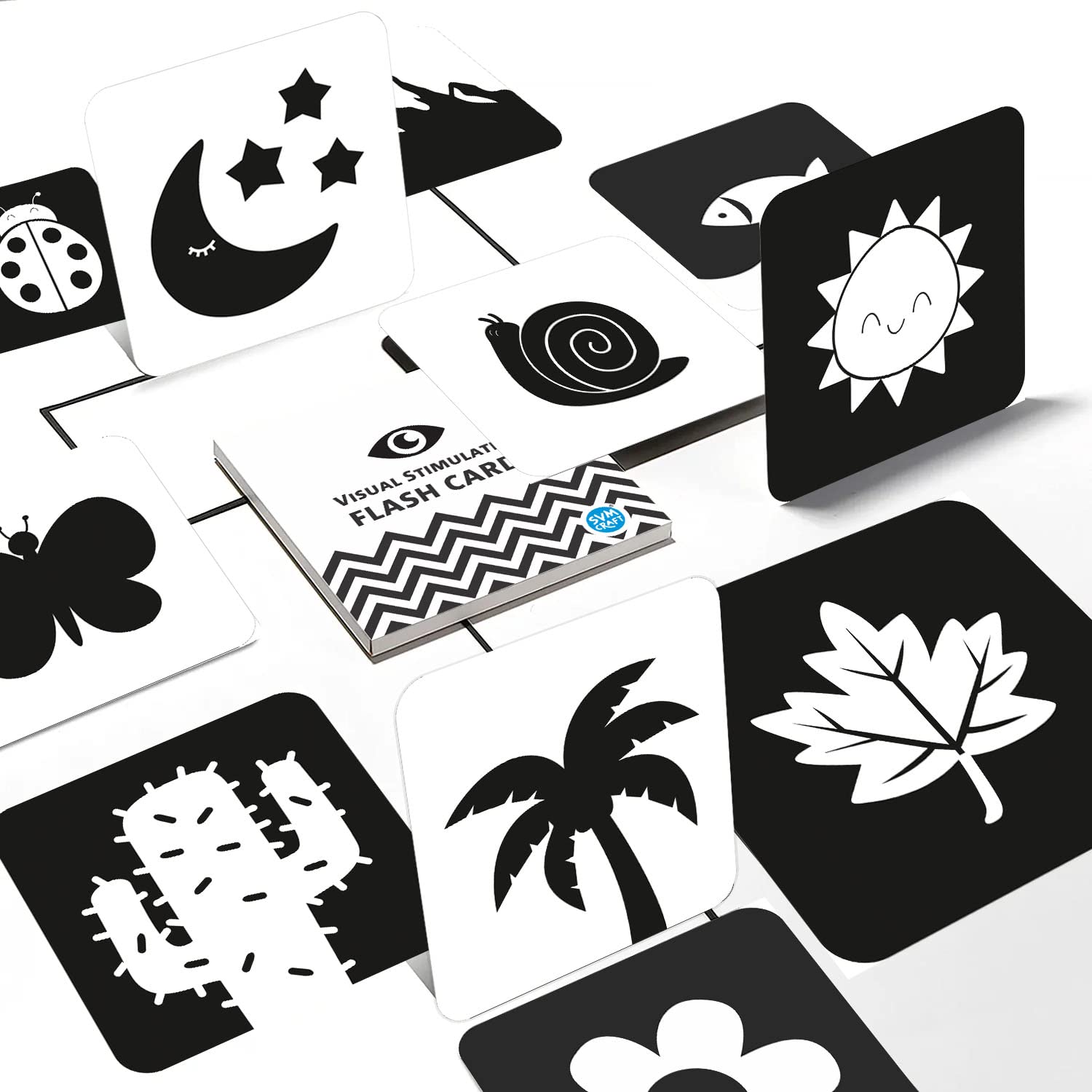 Buy SVM CRAFT® High Contrast Flash Cards for New Born Baby Flash cards