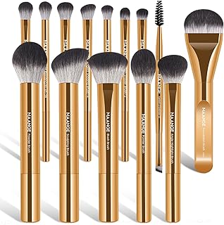MAANGE - Juego de 14 brochas de maquillaje co...