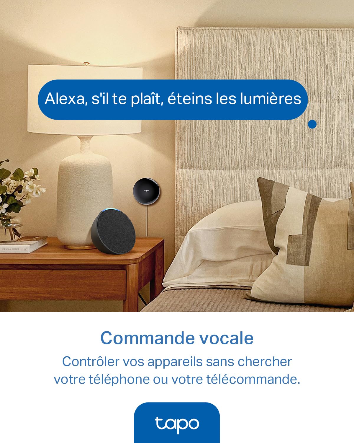 Tapo Télécommande Infrarouge H110 - Prend en Charge 18 Types d'appareils, Plus de 8000 Marques, hub pour capteurs Tapo, Commande vocale avec Alexa/Siri, Compatible avec Matter, Minuterie