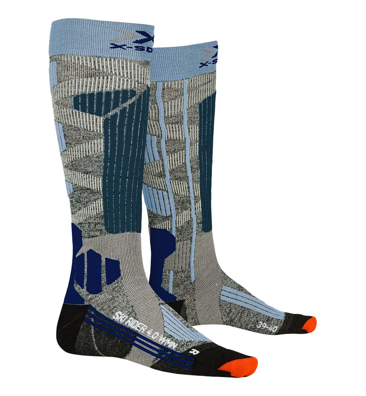 X-Bionic Ski Rider 4.0 Wmn Calcetines Mujer