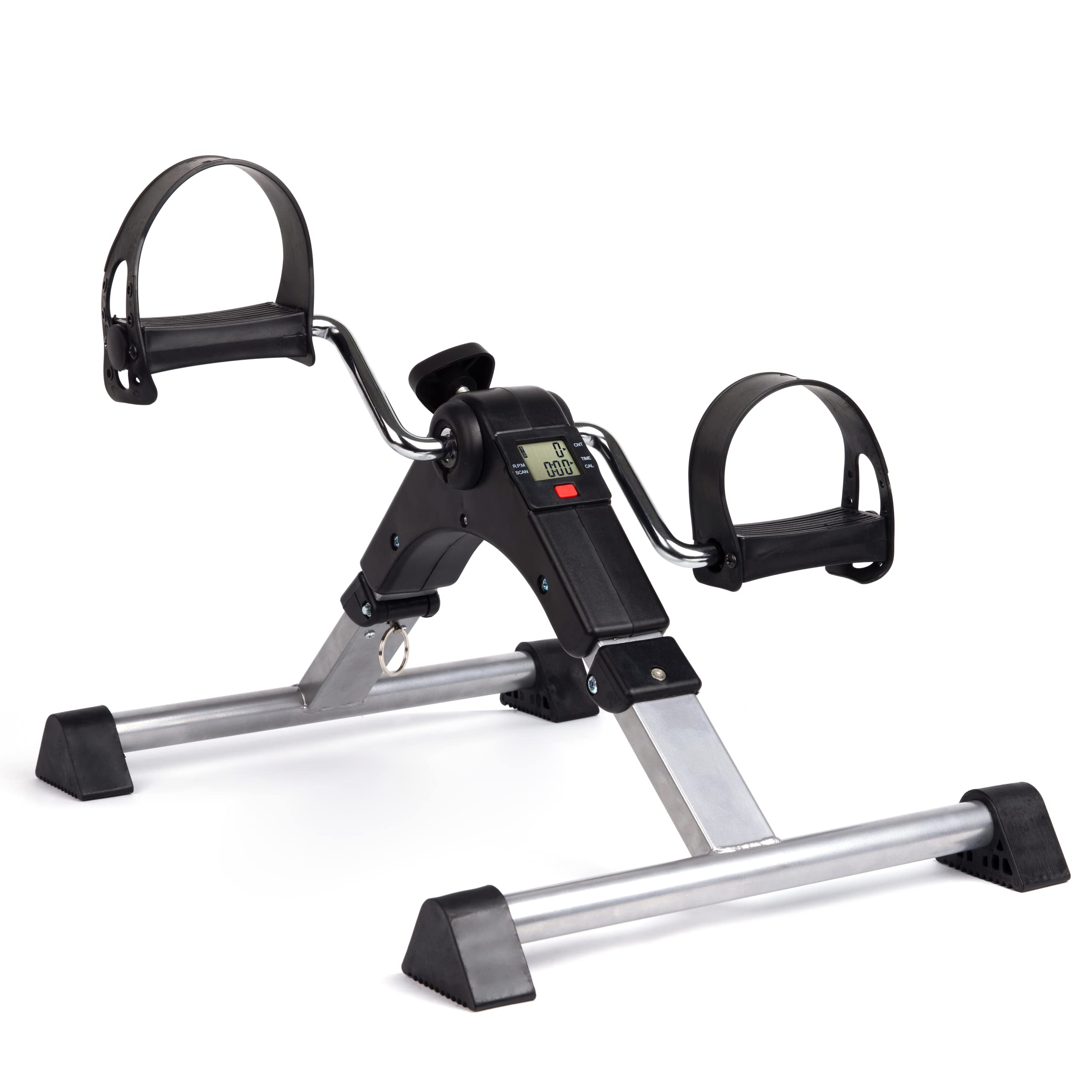 Icedeer Under Desk Bike Pedal Exerciser, Portable Foldable Mini Stationary Exercise Bike for Home, Rehabilitation Peddler Machine