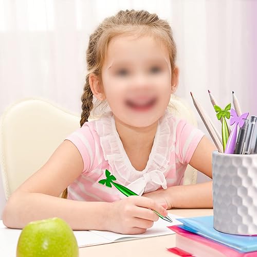 Miniatura 6 de Exasinine 30 bolígrafos con diseño de mariposa, color negro, bonito bolígrafo novedoso, para estudiantes, trabajo, fiesta, recuerdo