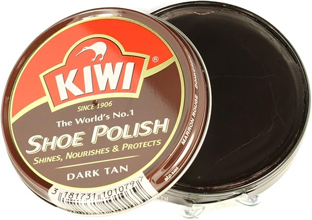 Kiwi Polish 50Ml Tins In All The Colours,Shoe Polish - Dark Tan
